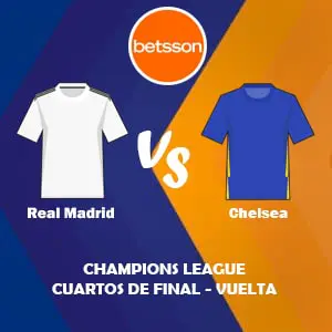 Pronósticos para Apostar en Betsson App por las Champions League | Real Madrid vs Chelsea (12 Abril)