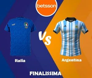 Pronósticos para Apostar en Betsson App por la Finalissima | Italia vs Argentina (1 de junio)