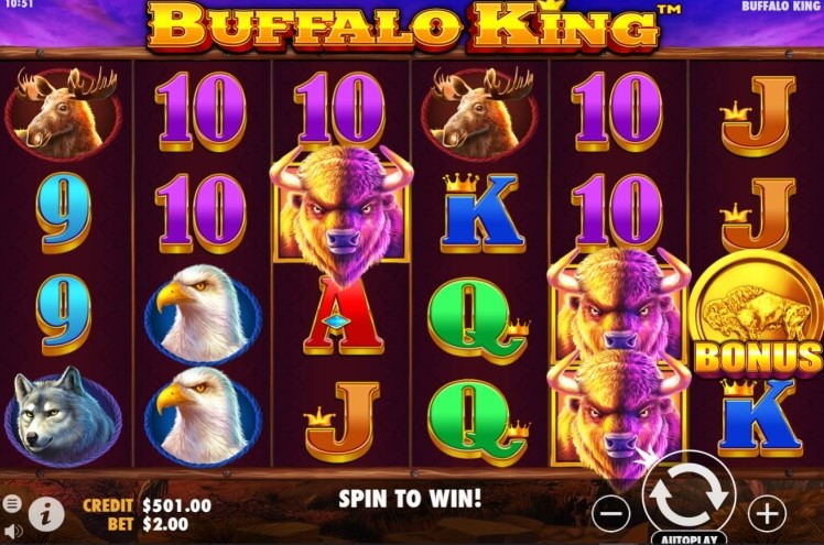 buffalo king para jugar en betsson app