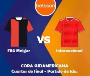 Pronósticos para Apostar en Betsson App por la Copa Sudamericana 2022 | FBC Melgar vs Internacional (04 de agosto)