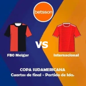 Pronósticos para Apostar en Betsson App por la Copa Sudamericana 2022 | FBC Melgar vs Internacional (04 de agosto)