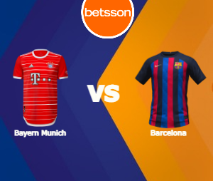 Pronósticos para Apostar en Betsson App por la Champions League 2022 | Bayern Munich vs Barcelona (13 de septiembre)