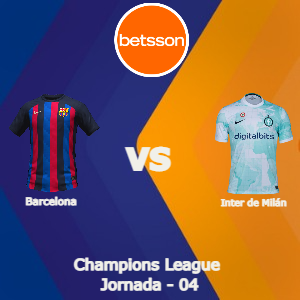Pronósticos para Apostar en Betsson App por la Liga de Campeones 2022 | Barcelona vs Inter Milán (12 de octubre)