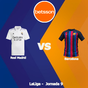 Pronósticos para Apostar en Betsson App por LaLiga 2022 | Real Madrid vs Barcelona (16 de octubre)