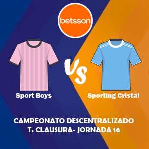Pronósticos para Apostar en Betsson App por la Liga 1 de Perú 2022 | Sport Boys vs Sporting Cristal (15 de octubre)