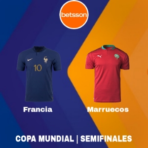 Betsson Perú: Francia vs Marruecos (14 de diciembre) | Semifinales | Apuestas deportivas en Copa Mundial 2022